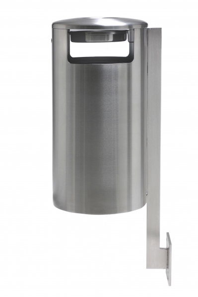Abfalleimer CITY 60 Liter aus Edelstahl